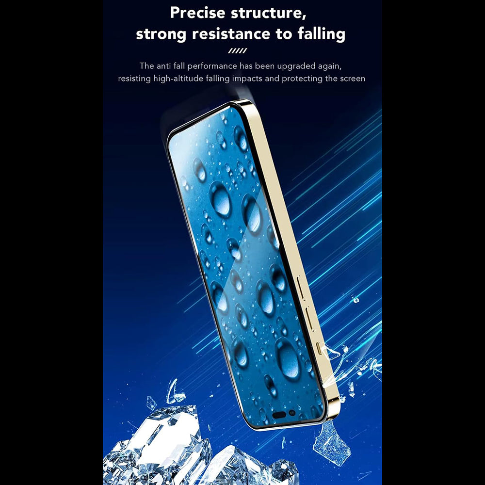 ANANK - 2.5D Reinforced Edge Screen Protector - iPhone 16 Pro Max - Black