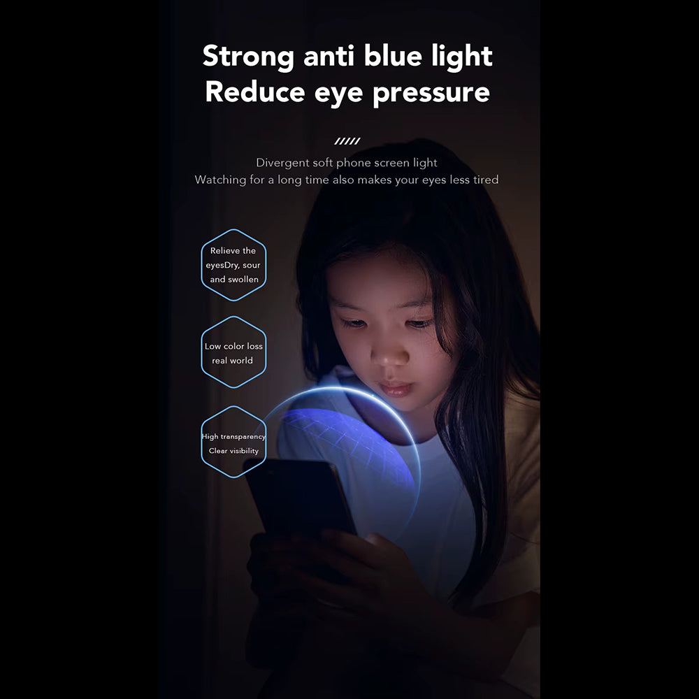 ANANK - 2.5D 3X Reinforced Anti-blue Light - iPhone 16 Pro Max - Black