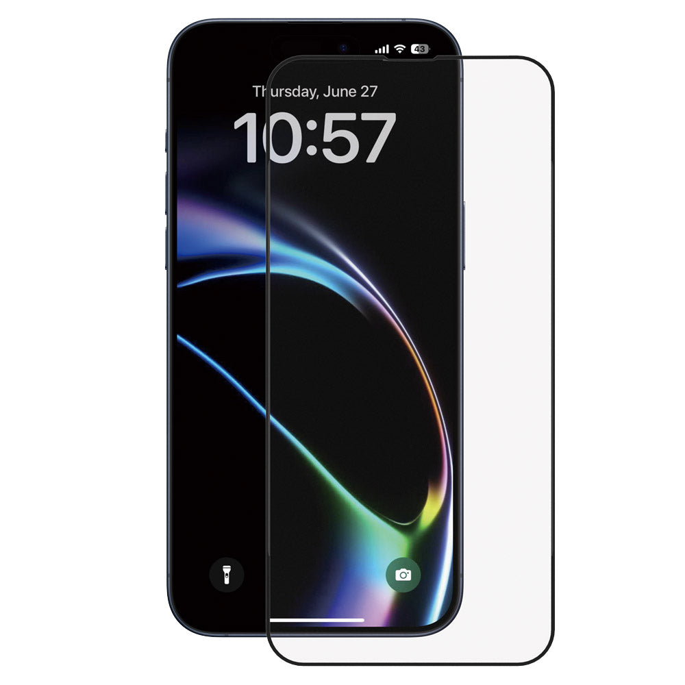 ANANK - 2.5D 1X Reinforced Full Glass Screen Protector (10 pack) - iPhone 16 Pro Max - Black
