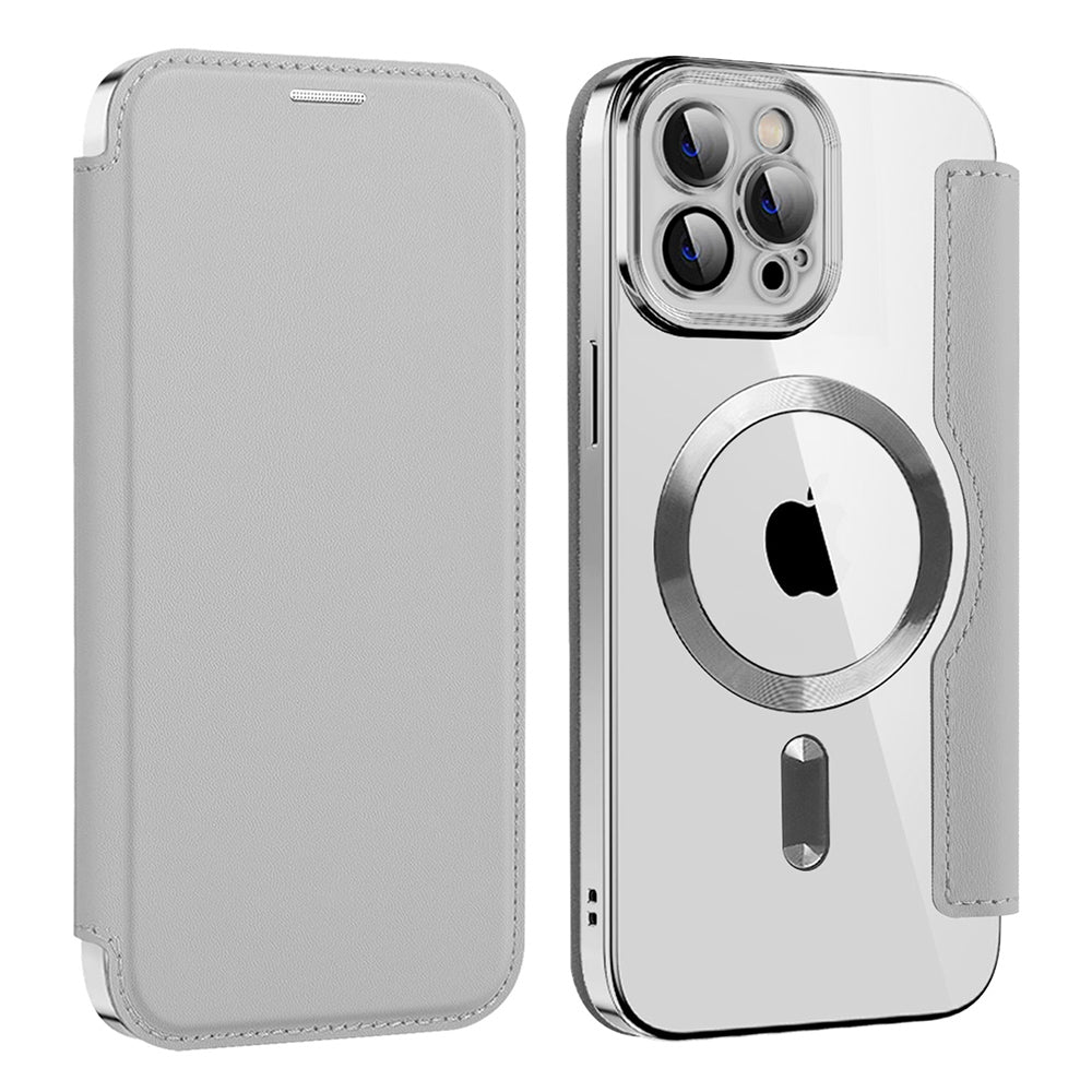 Techsuit - SmartMag Book Case - iPhone 11 Pro Max - Gray