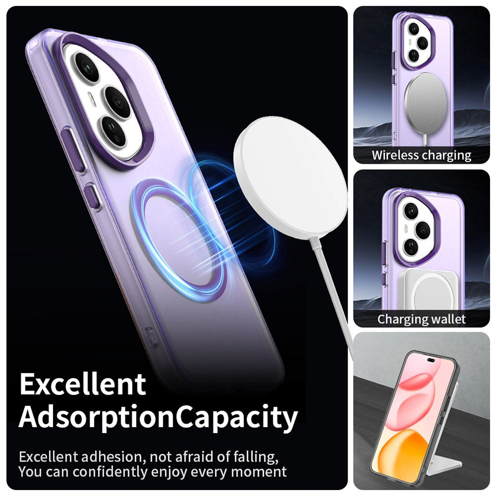 TechSuit Husa de protectie Techsuit CandyCase MagSafe compatibil cu Honor 400 Pro, Mov – imagine 6