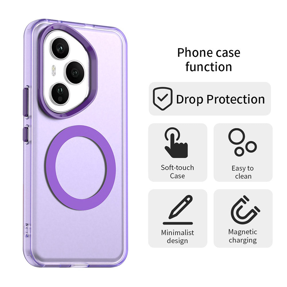 TechSuit Husa de protectie Techsuit CandyCase MagSafe compatibil cu Honor 400 Pro, Mov – imagine 2