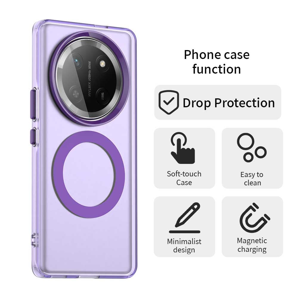 TechSuit Husa de protectie Techsuit CandyCase MagSafe compatibil cu Honor Magic7 Lite / X9c, Mov – imagine 2