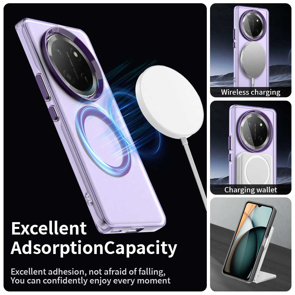 TechSuit Husa de protectie Techsuit CandyCase MagSafe compatibil cu Honor Magic7 Lite / X9c, Mov – imagine 5