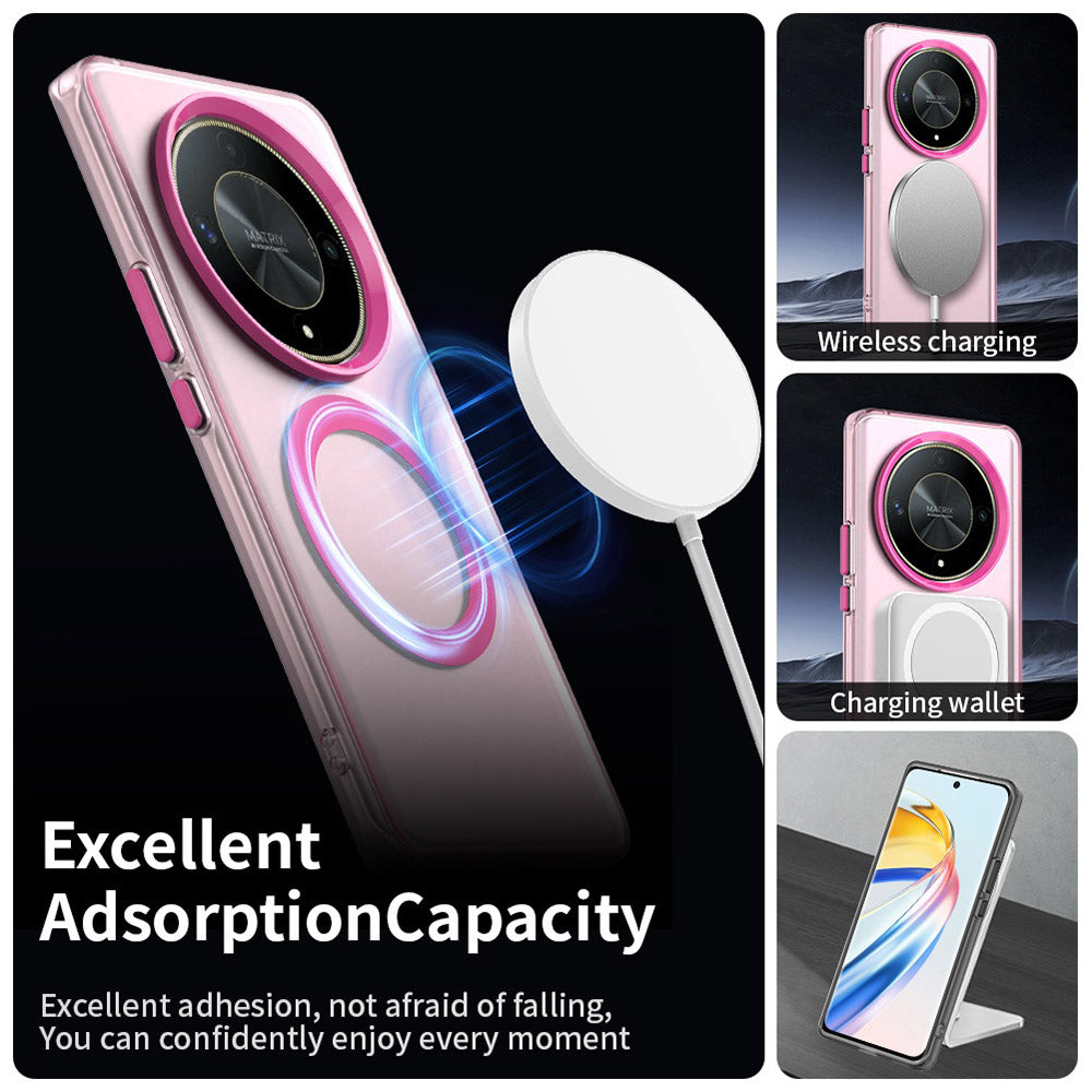 TechSuit Husa de protectie Techsuit CandyCase MagSafe compatibil cu Honor Magic6 Lite, Roz – imagine 5