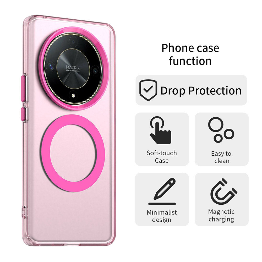 TechSuit Husa de protectie Techsuit CandyCase MagSafe compatibil cu Honor Magic6 Lite, Roz – imagine 2