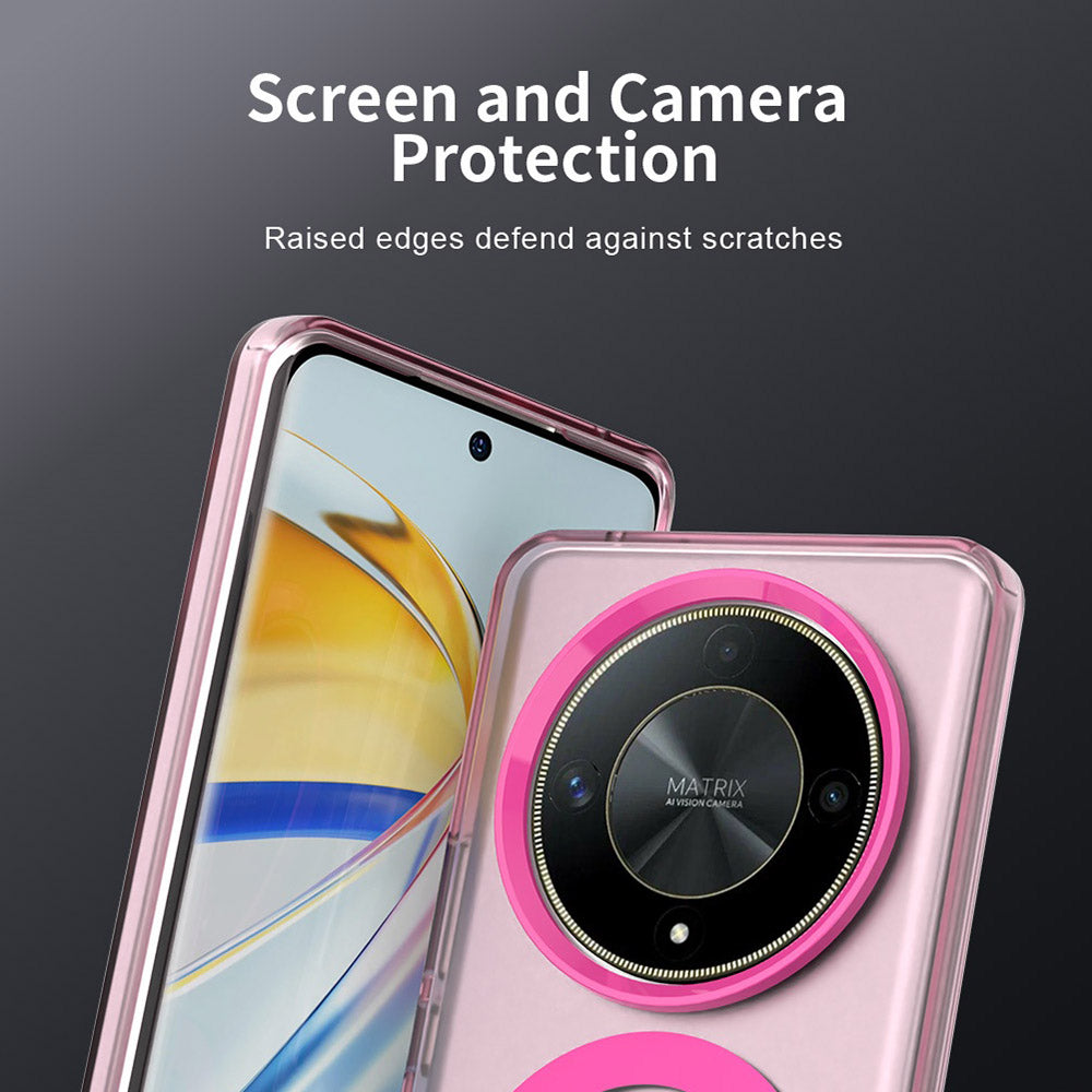 TechSuit Husa de protectie Techsuit CandyCase MagSafe compatibil cu Honor Magic6 Lite, Roz – imagine 3
