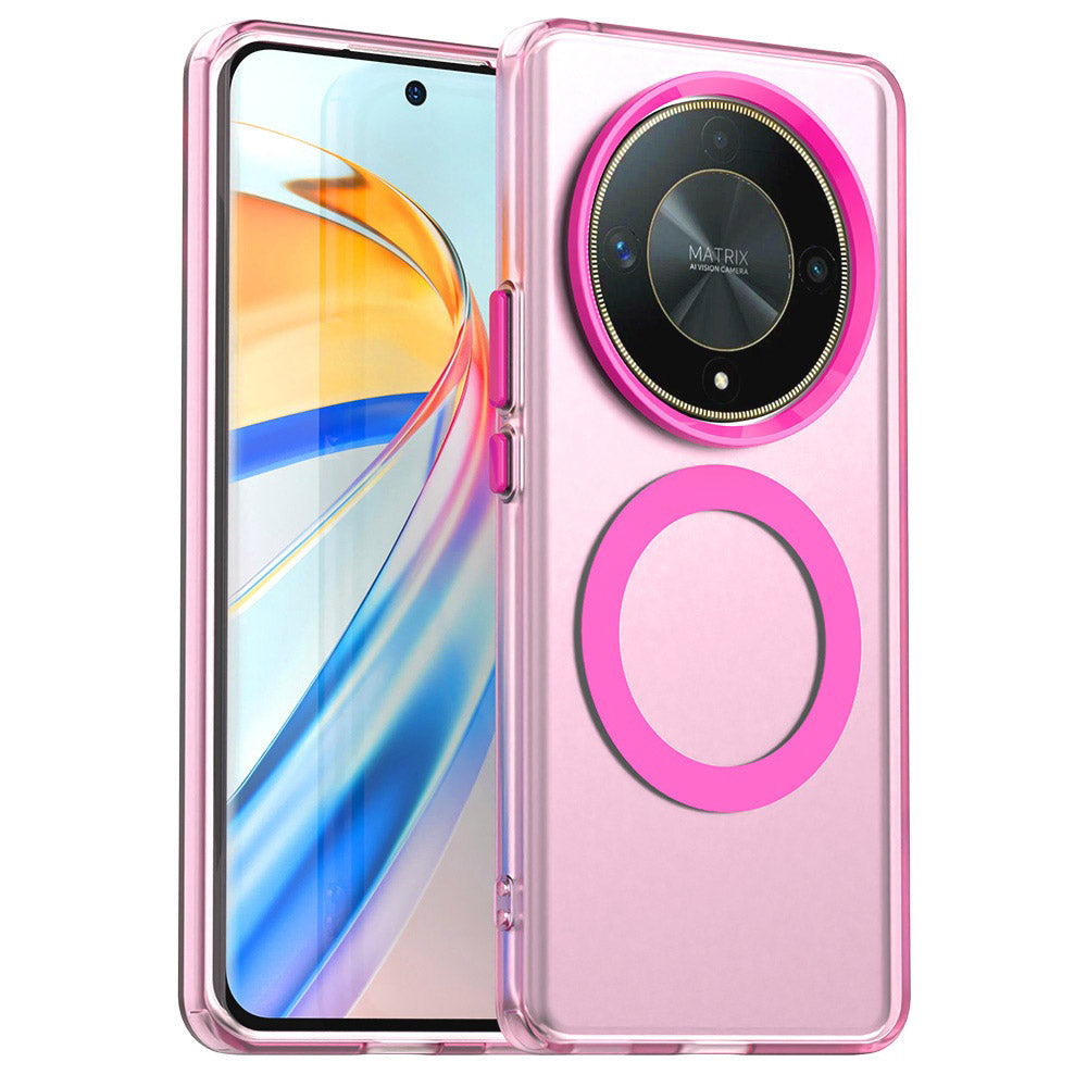 TechSuit Husa de protectie Techsuit CandyCase MagSafe compatibil cu Honor Magic6 Lite, Roz