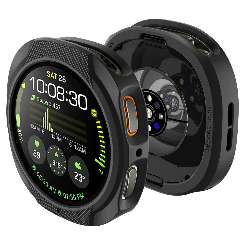 Spigen Accesoriu smartwatch Spigen Liquid Air (ACS09839) compatibil cu Samsung Galaxy Watch8 44mm, Negru Mat – imagine 3