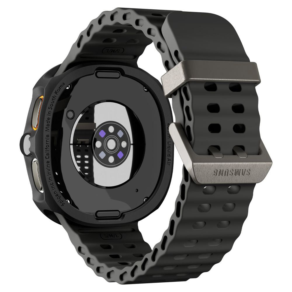 Spigen Accesoriu smartwatch Spigen Liquid Air (ACS09839) compatibil cu Samsung Galaxy Watch8 44mm, Negru Mat – imagine 4