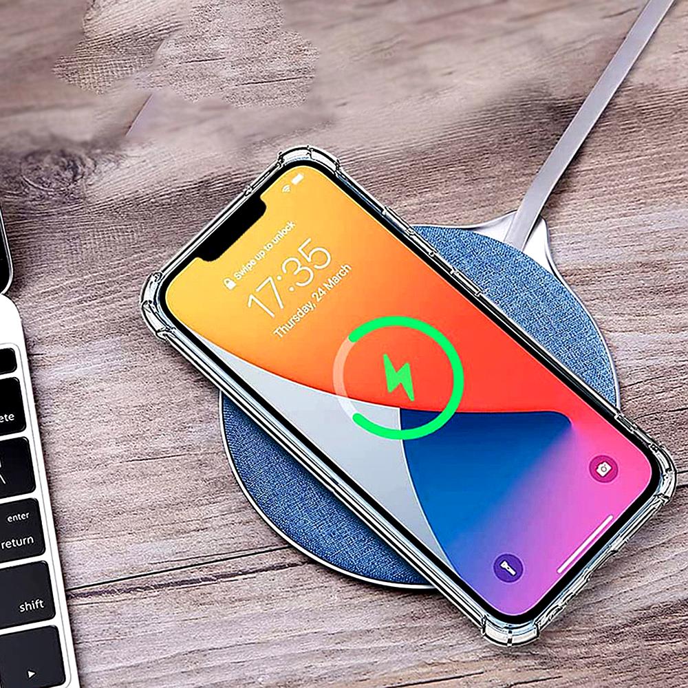 Techsuit - Shockproof Clear Silicone MagSafe - Nothing CMF Phone 2 Pro - Smoke Black