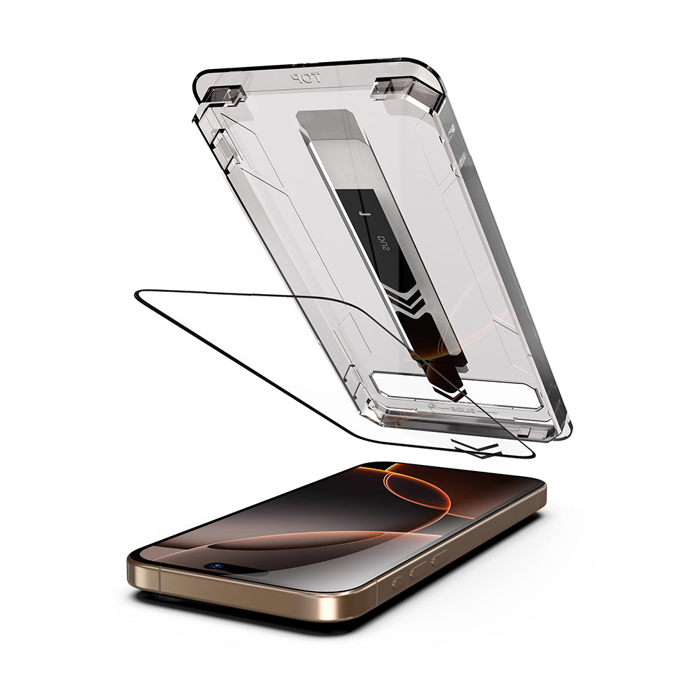 Techsuit - TitanGlass FullCover (2 pack) - iPhone 17 Pro Max - Black