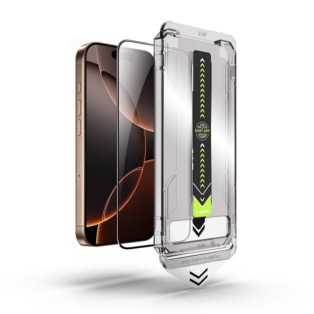 Techsuit - TitanGlass FullCover - iPhone 17 Pro Max - Black