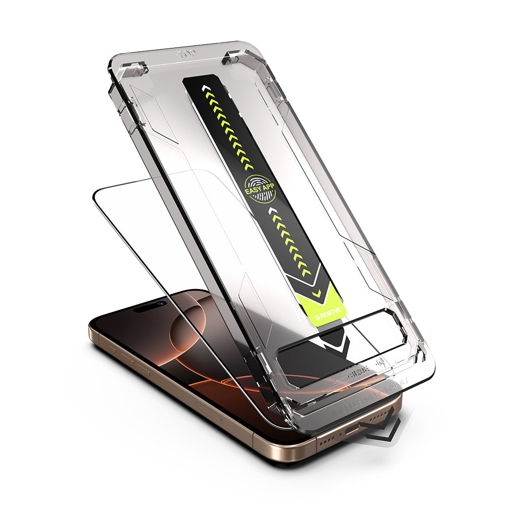 Techsuit - TitanGlass FullCover - iPhone 17 Pro Max - Black