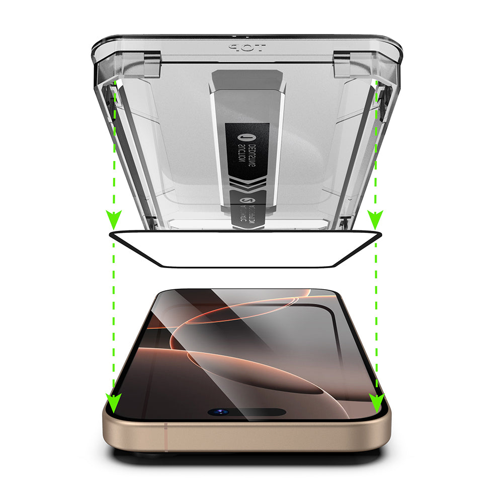 Techsuit - TitanGlass FullCover - iPhone 17 Pro - Black