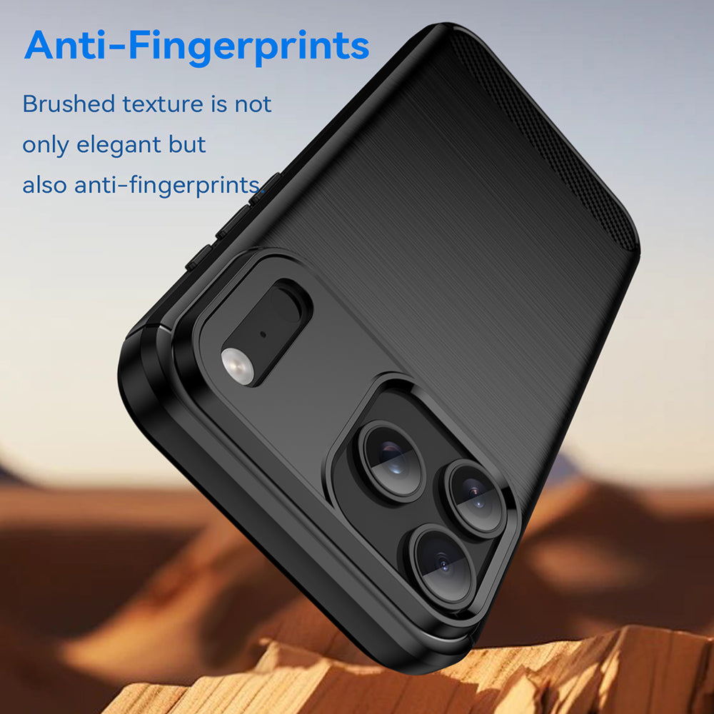 Techsuit - Carbon Silicone - iPhone 17 Pro Max - Black