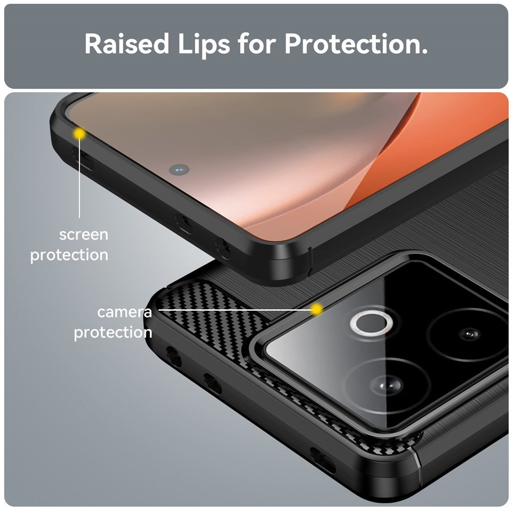 Techsuit - Carbon Silicone - Realme GT 7 - Black