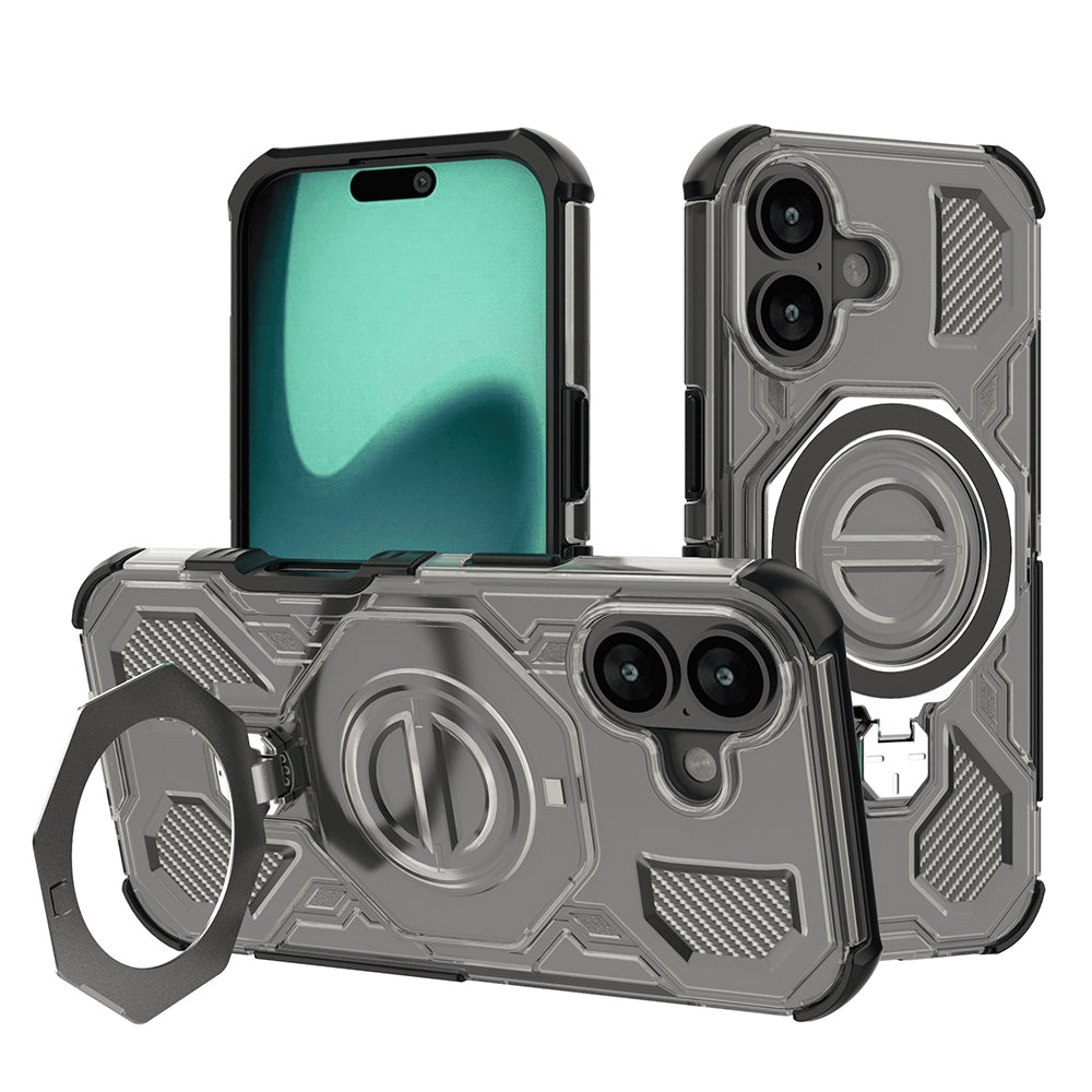 Techsuit - Carbon Shield PRO - iPhone 17 - Smoke Black