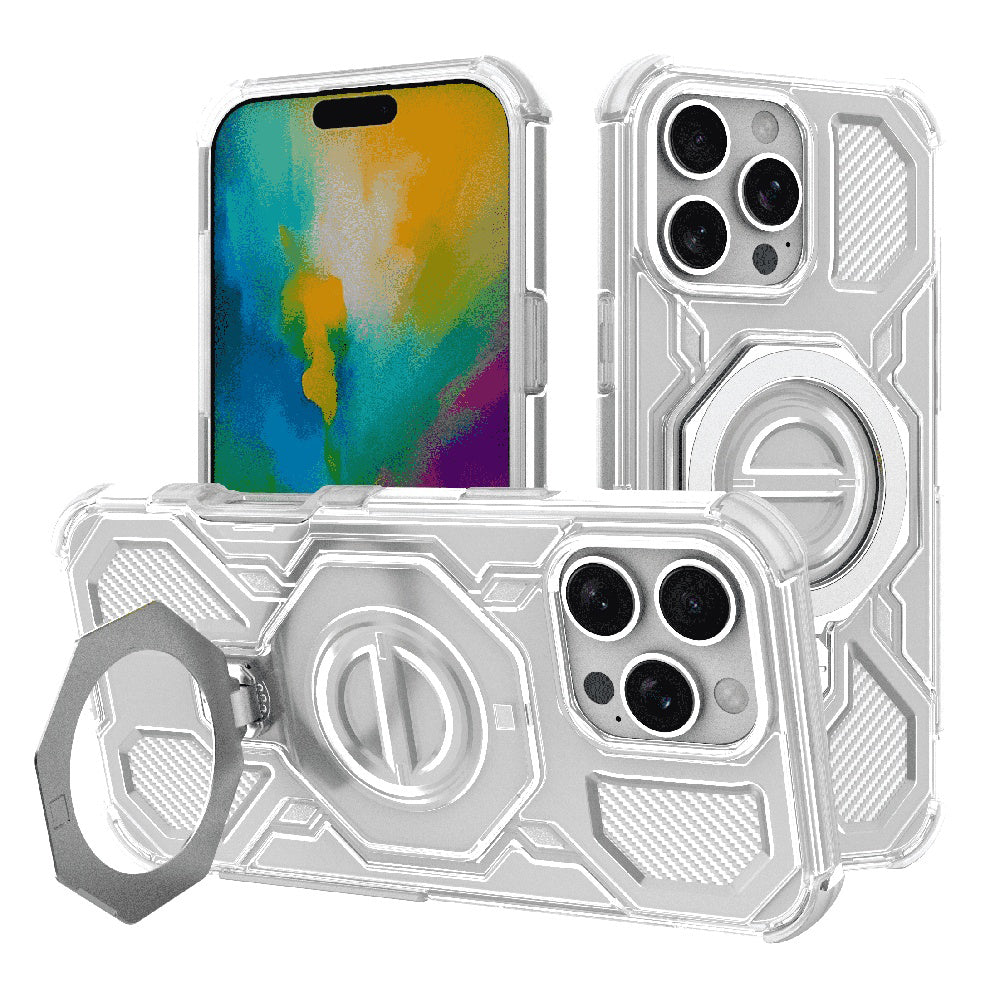 Techsuit - Carbon Shield PRO - iPhone 16 Pro - White Transparent