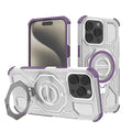 Techsuit - Carbon Shield PRO - iPhone 15 Pro - Purple Transparent