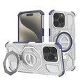 Techsuit - Carbon Shield PRO - iPhone 15 Pro Max - Blue Transparent