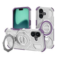 Techsuit - Carbon Shield PRO - iPhone 16 - Purple Transparent