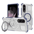 Techsuit - Carbon Shield PRO - Samsung Galaxy S25 Edge - Blue Transparent