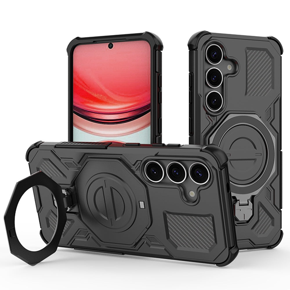 Techsuit - Carbon Shield PRO - Samsung Galaxy S25 Plus - Black