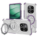 Techsuit - Carbon Shield PRO - Xiaomi Redmi Note 14 Pro+ 5G - Purple Transparent