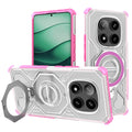 Techsuit - Carbon Shield PRO - Xiaomi Redmi Note 14 Pro+ 5G - Pink Transparent