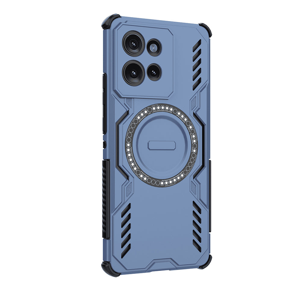 TechSuit Husa de protectie Techsuit ArmorMag compatibil cu Motorola Edge 50, Albastru – imagine 3