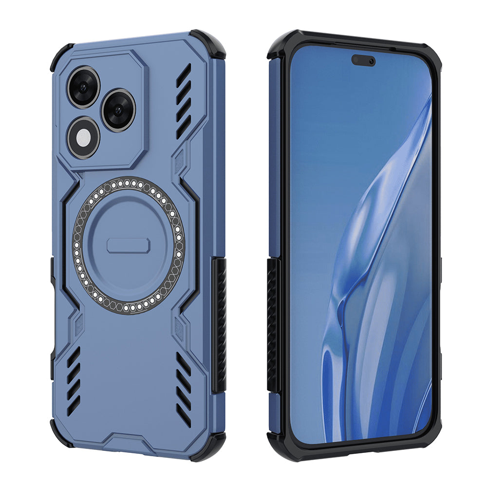 TechSuit Husa de protectie Techsuit ArmorMag compatibil cu Honor 400 Lite, Albastru – imagine 2