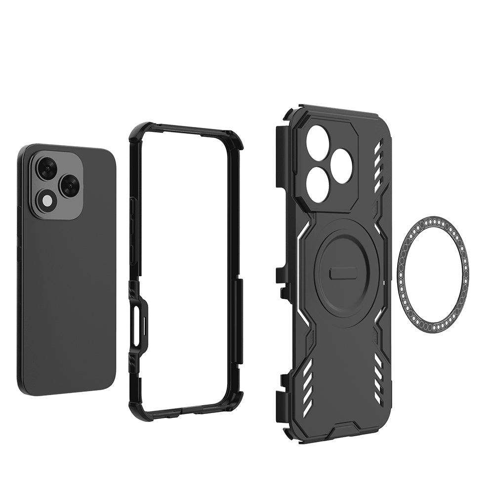 TechSuit Husa de protectie Techsuit ArmorMag compatibil cu Honor 400 Lite, Negru – imagine 5