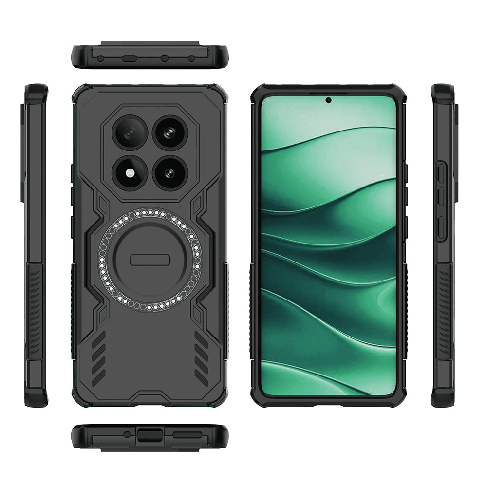 Techsuit - ArmorMag Case - Xiaomi Redmi Note 14 Pro 4G - Black