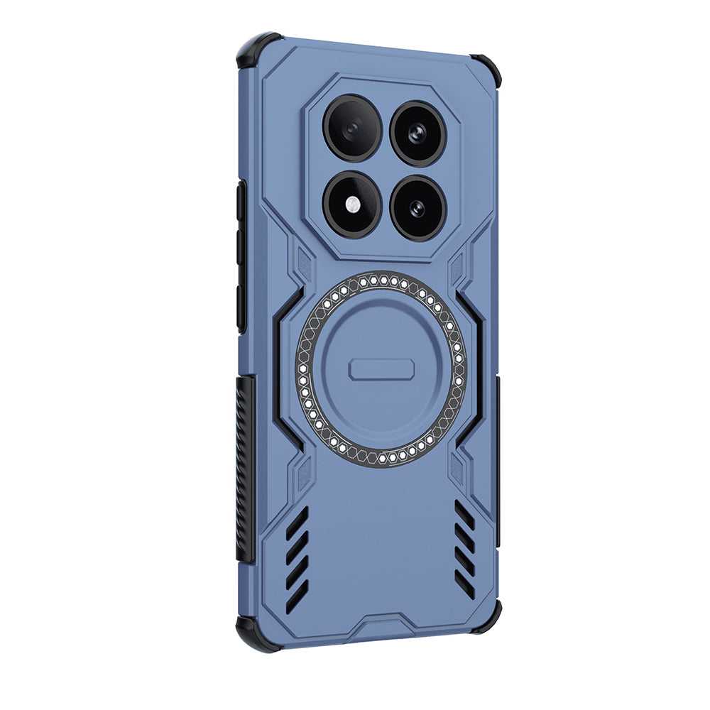 TechSuit Husa de protectie Techsuit ArmorMag compatibil cu Xiaomi Redmi Note 14 Pro 5G / Poco X7, Albastru – imagine 3