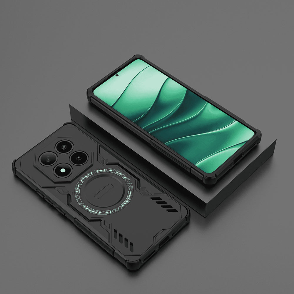 TechSuit Husa de protectie Techsuit ArmorMag compatibil cu Xiaomi Redmi Note 14 Pro 5G / Poco X7, Negru – imagine 6