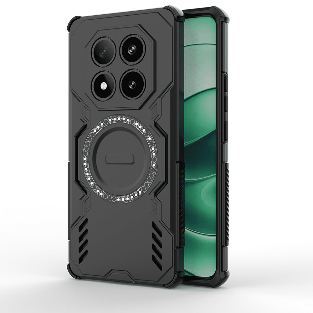 TechSuit Husa de protectie Techsuit ArmorMag compatibil cu Xiaomi Redmi Note 14 Pro 5G / Poco X7, Negru