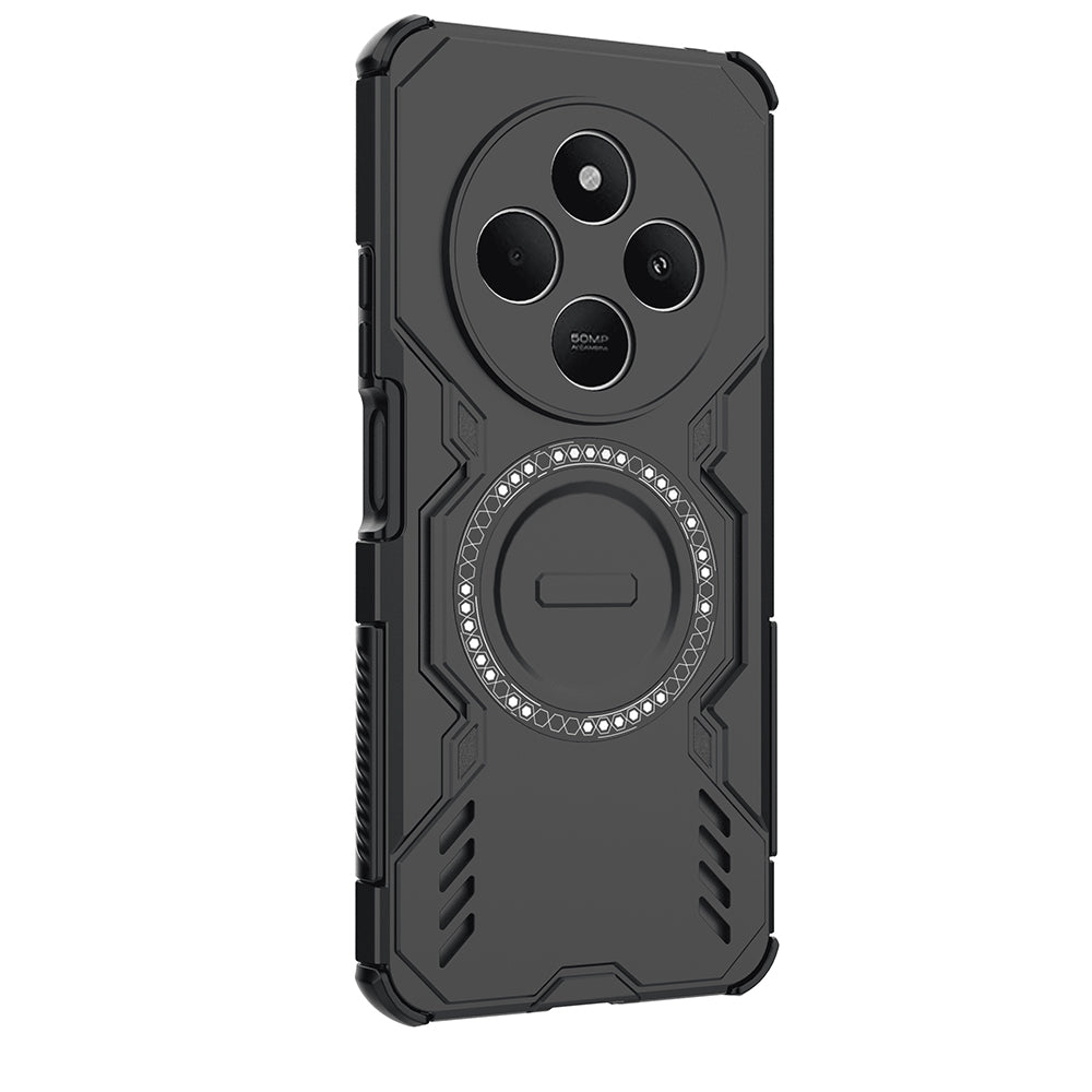 TechSuit Husa de protectie Techsuit ArmorMag compatibil cu Xiaomi Redmi 14C / Poco C75, Negru – imagine 3