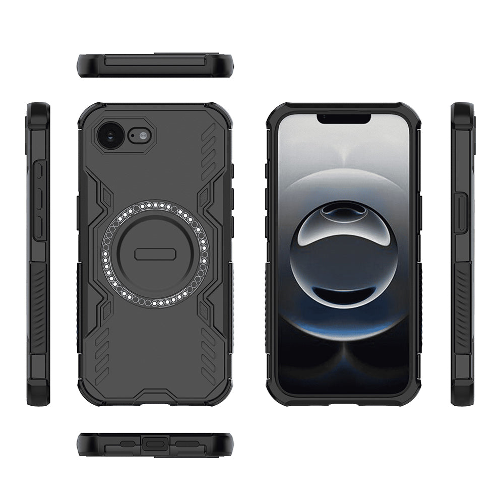 TechSuit Husa de protectie Techsuit ArmorMag compatibil cu iPhone 16e / iPhone 17e, Negru – imagine 4