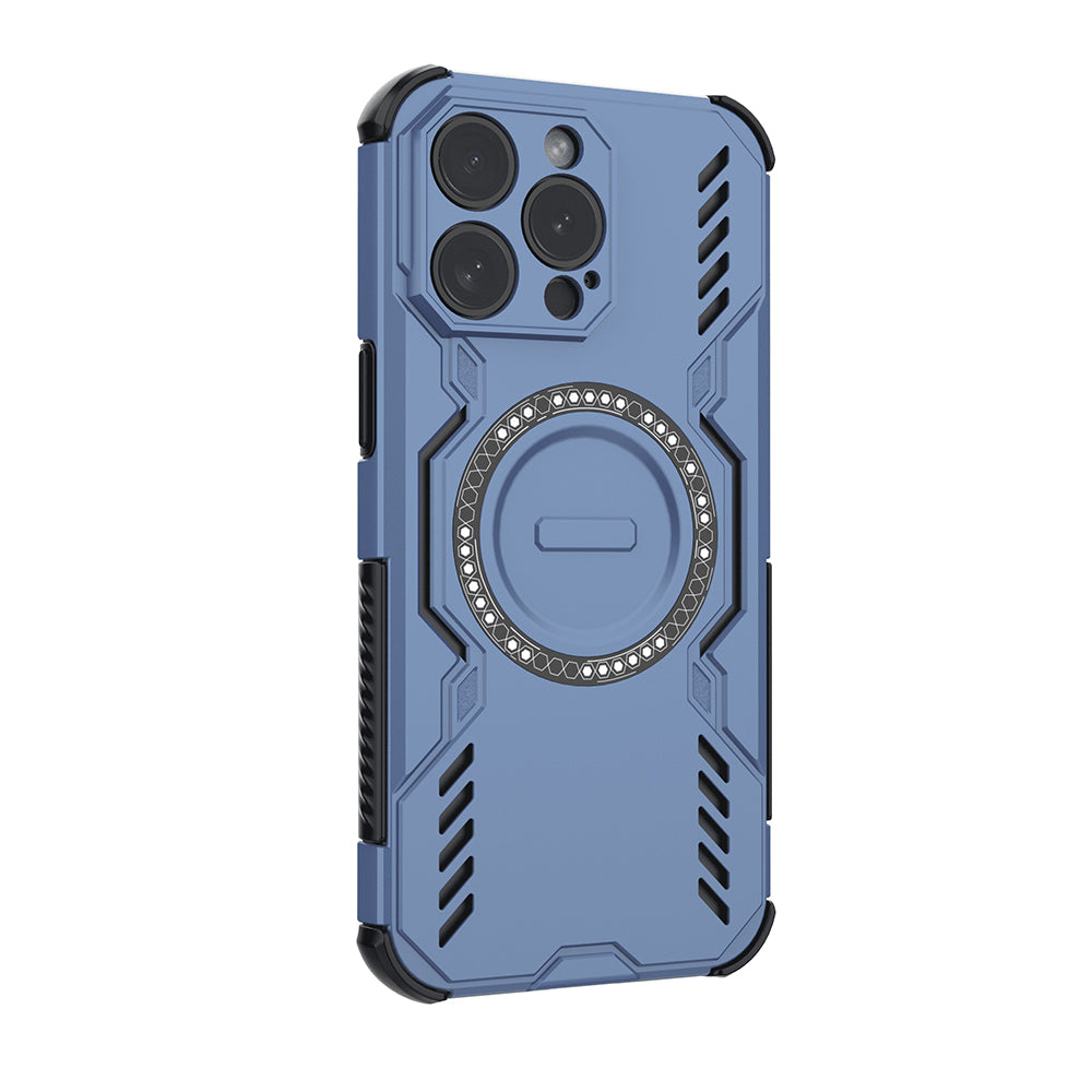 Techsuit - ArmorMag Case - iPhone 15 Pro - Blue