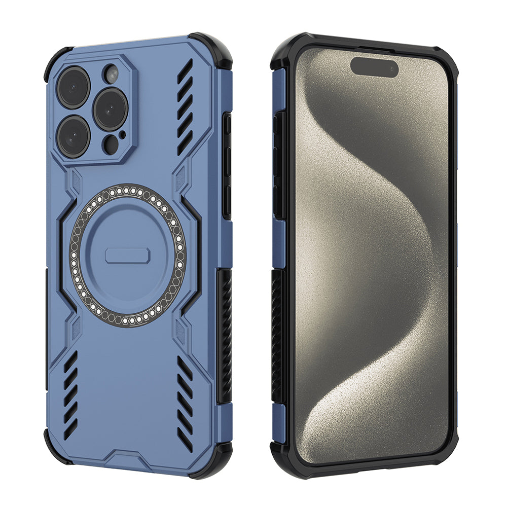 Techsuit - ArmorMag Case - iPhone 15 Pro - Blue