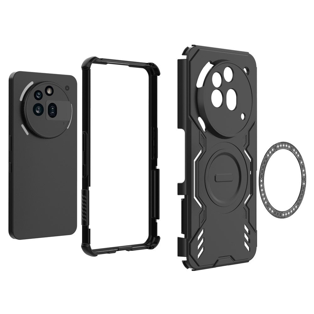 TechSuit Husa de protectie Techsuit ArmorMag compatibil cu Nothing Phone (3a) Pro, Albastru – imagine 5