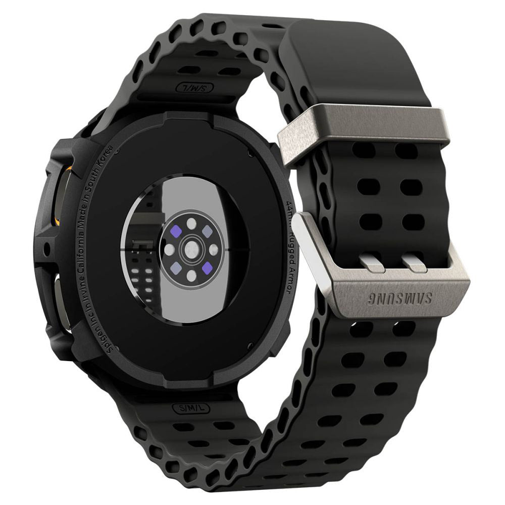Spigen Accesoriu smartwatch Spigen Rugged Armor (ACS10006) compatibil cu Samsung Galaxy Watch8 44mm, Negru Mat – imagine