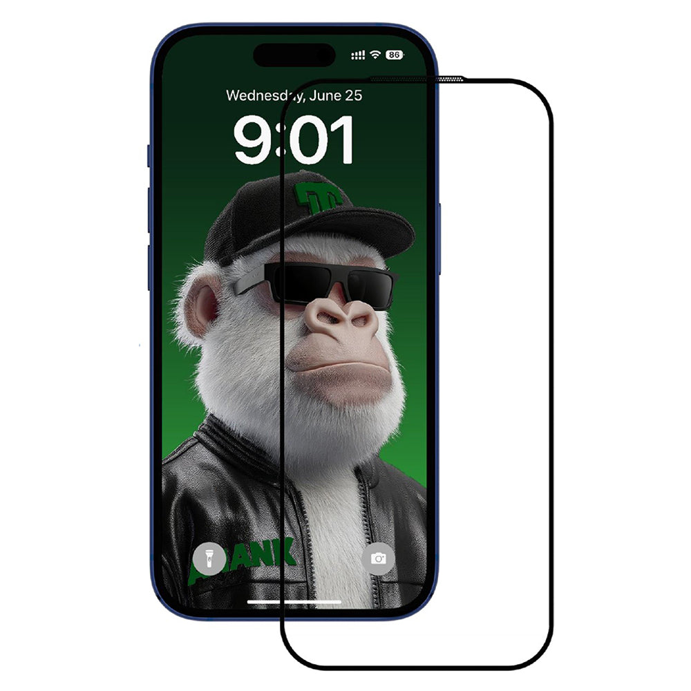 ANANK - 2.5D 10X Reinforced CG Screen Protector - iPhone 17 - Black