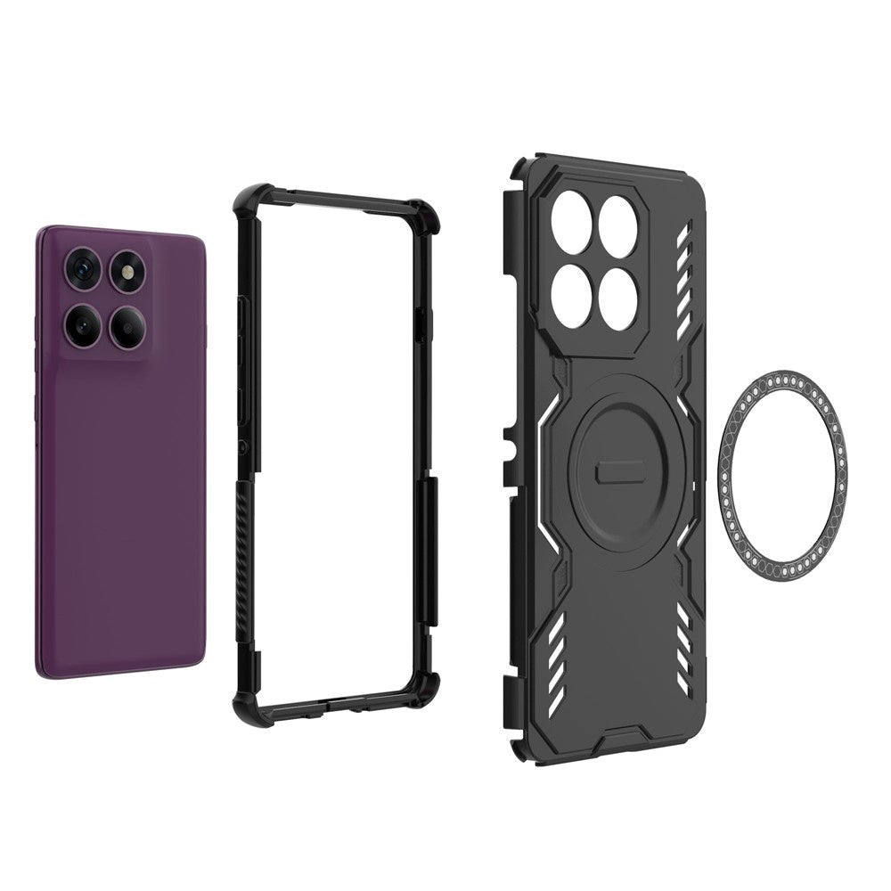 TechSuit Husa de protectie Techsuit ArmorMag compatibil cu Motorola Edge 60 Pro, Albastru – imagine 5