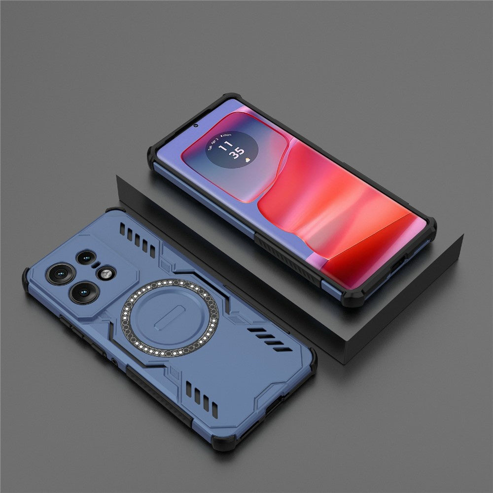 TechSuit Husa de protectie Techsuit ArmorMag compatibil cu Motorola Edge 50 Pro, Albastru – imagine 5