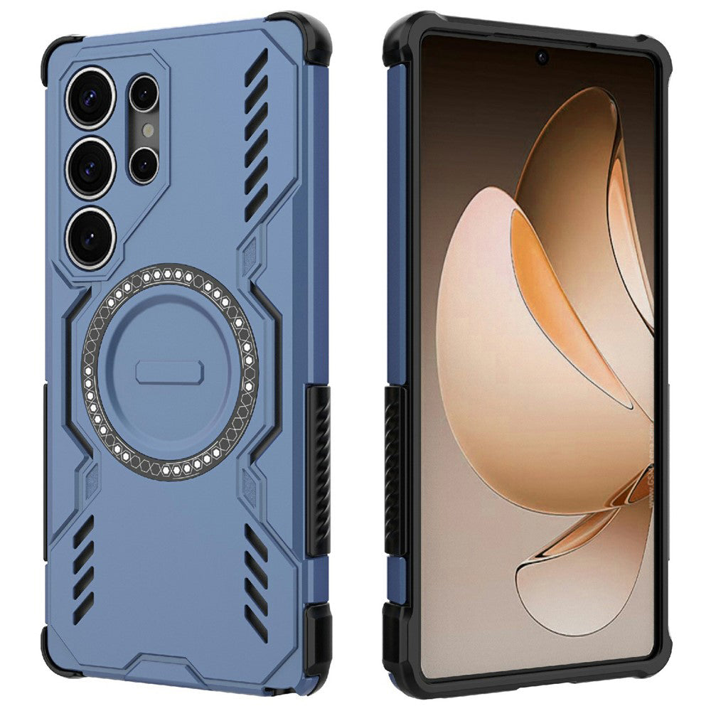 TechSuit Husa de protectie Techsuit ArmorMag compatibil cu Samsung Galaxy S25 Ultra, Albastru – imagine 2
