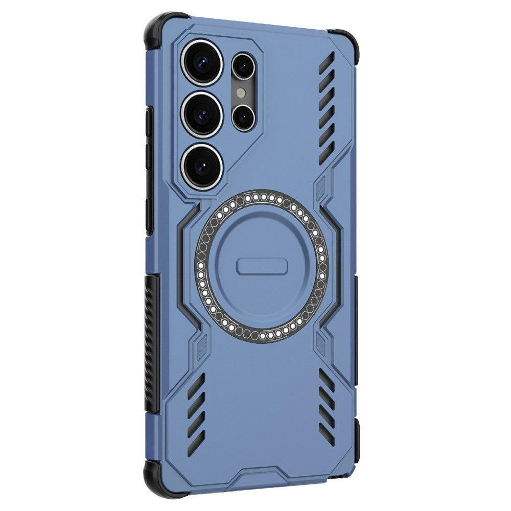 TechSuit Husa de protectie Techsuit ArmorMag compatibil cu Samsung Galaxy S25 Ultra, Albastru – imagine 3