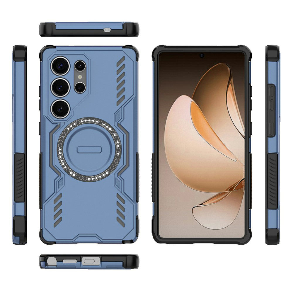 TechSuit Husa de protectie Techsuit ArmorMag compatibil cu Samsung Galaxy S25 Ultra, Albastru – imagine 4