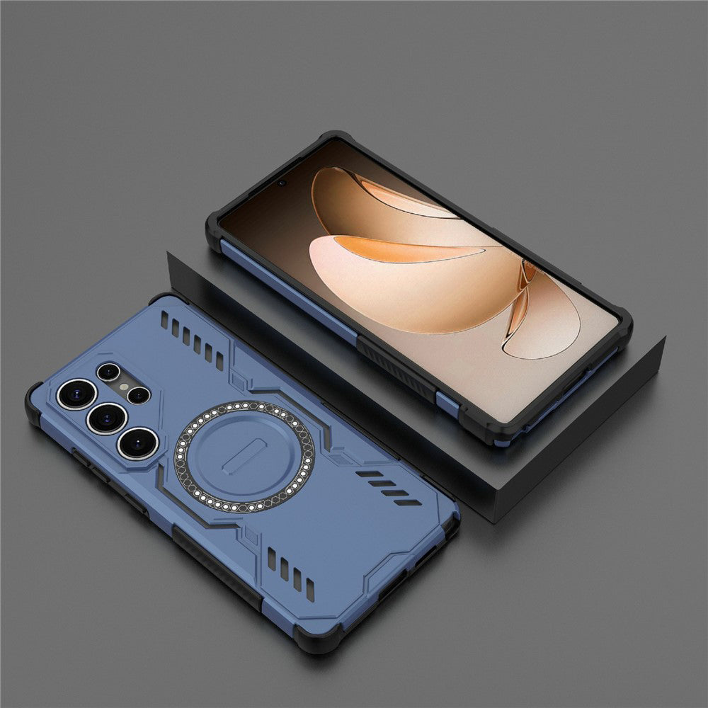 TechSuit Husa de protectie Techsuit ArmorMag compatibil cu Samsung Galaxy S25 Ultra, Albastru – imagine 6